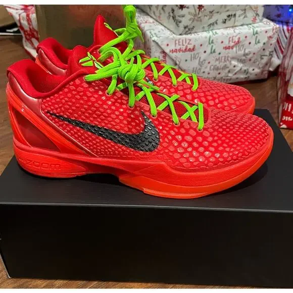 Nike Kobe 6 Protro Reverse Grinch Size 10.5